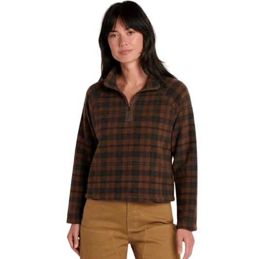 TOAD AND CO W KENNICOTT 1/4 ZIP EARTH