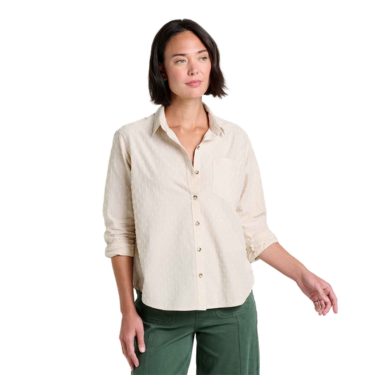 TOAD AND COW AIRSCAPE LS SHIRT LIMESTONE PATTERN