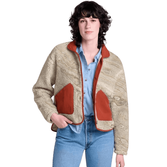 TOAD AND CO W SESPE JACKET LIMESTONE PATTERN