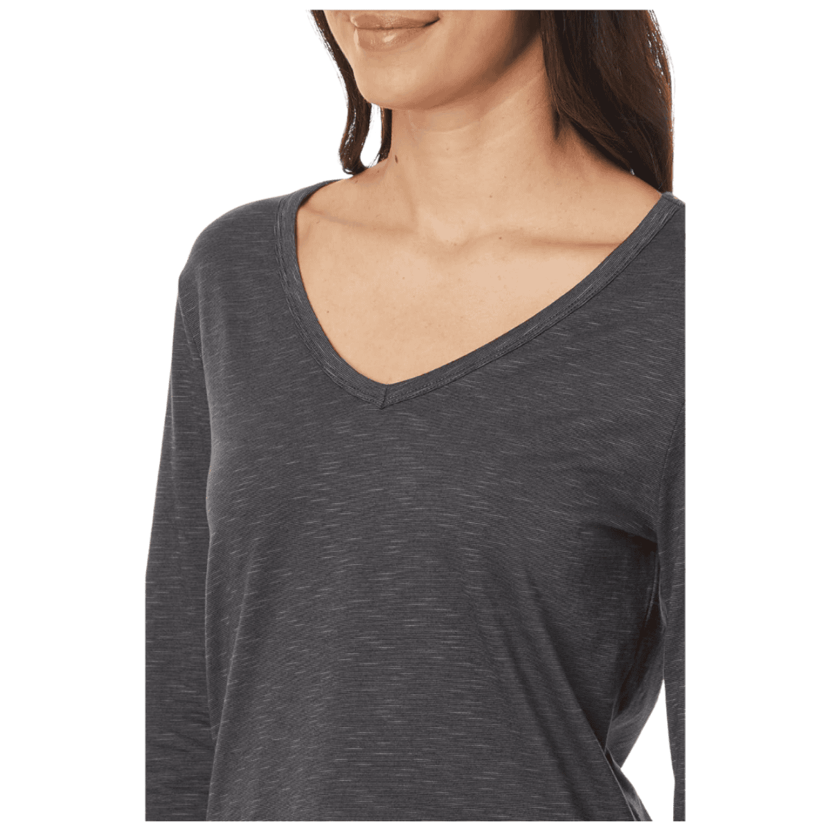 TOAD & CO WOMEN’S MARLEY II LONG SLEEVE TEE – SOOT_CLOSER