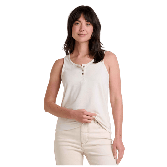 TOAD & CO WOMEN'S PIRU HENLEY TANK TOP – SALT_FRONT ANGLE WW