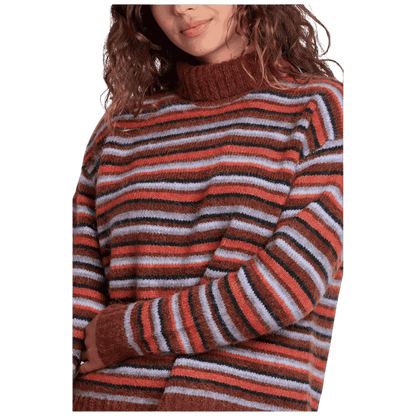 TOAD & CO WOMEN'S TODDY T-NECK SWEATER – GOURD_CLOSER