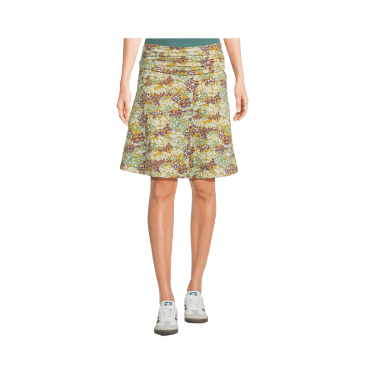 TOAD & CO WOMEN’S CHAKA SKIRT – WILD GINGER MEADOW - FRONT VIEW