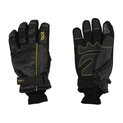 TOKO Arctic Glove Grip Gauntlet – Insulated Freezer Work Gloves - Front and Back View