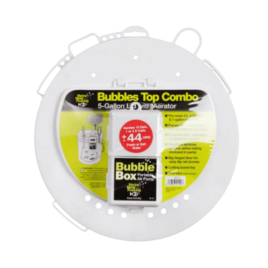 MARINE TOP COMBO LID W/AERATOR - WHITE