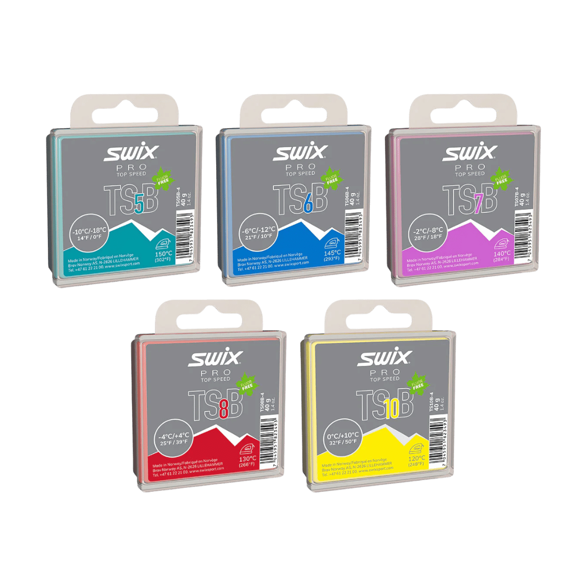 SWIX TOP SPEED WAX 40G - BLACK