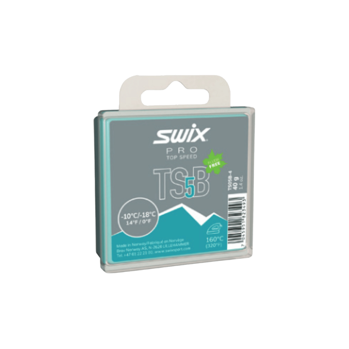 SWIX TOP SPEED WAX 40G - TURQUOISE