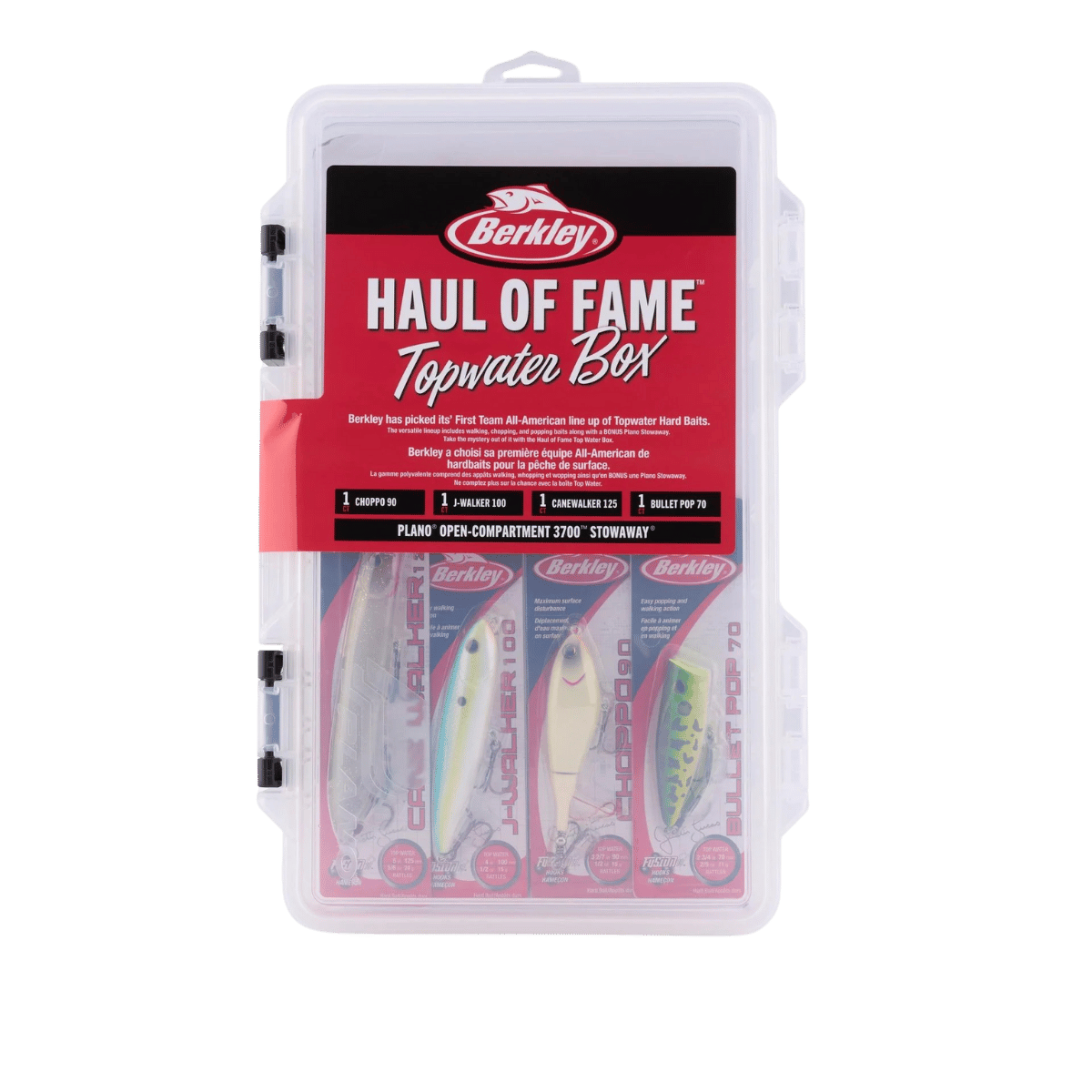 BERKLEY TOPWATER HAUL OF FAME FISH KIT FISH LURE KIT - 1