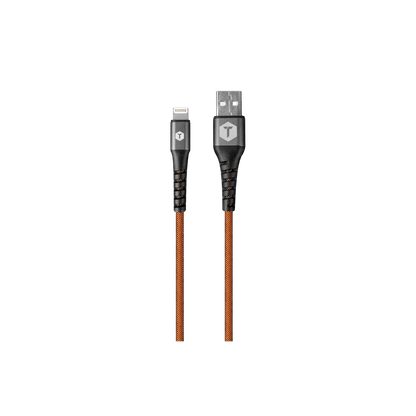TOUGH TESTED ARMOR WEAVE SLIM TIP USB - 3.5MM AUX 8FT" 