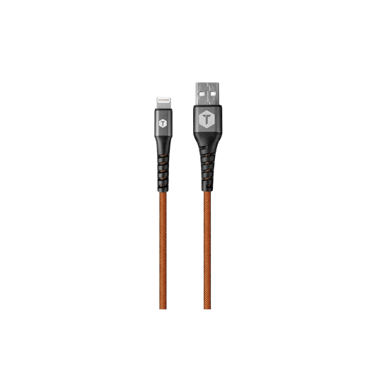 TOUGH TESTED ARMOR WEAVE SLIM TIP USB - 3.5MM AUX 8FT" 
