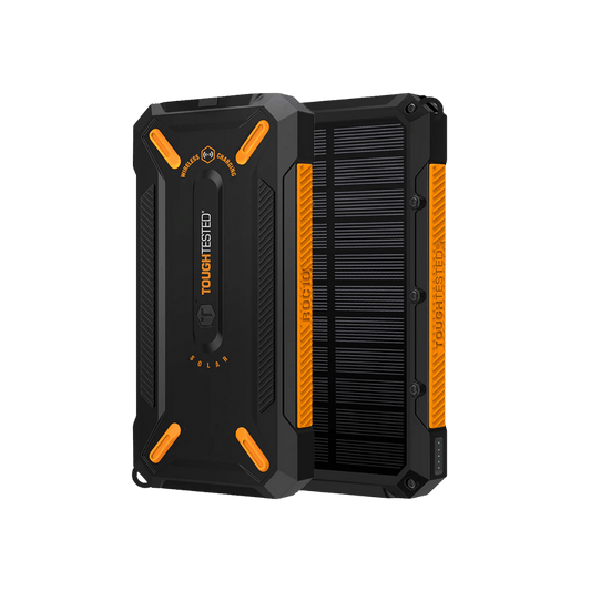 TOUGH TESTED 10,000 MAh FAST CHARGING SOLAR POWER BANK 