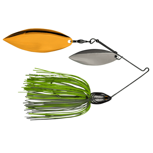 STRIKE KING TOUR GRADE SPINNERBAIT WILLOW 3/4 OZ - CHARTREUSE/WHITE