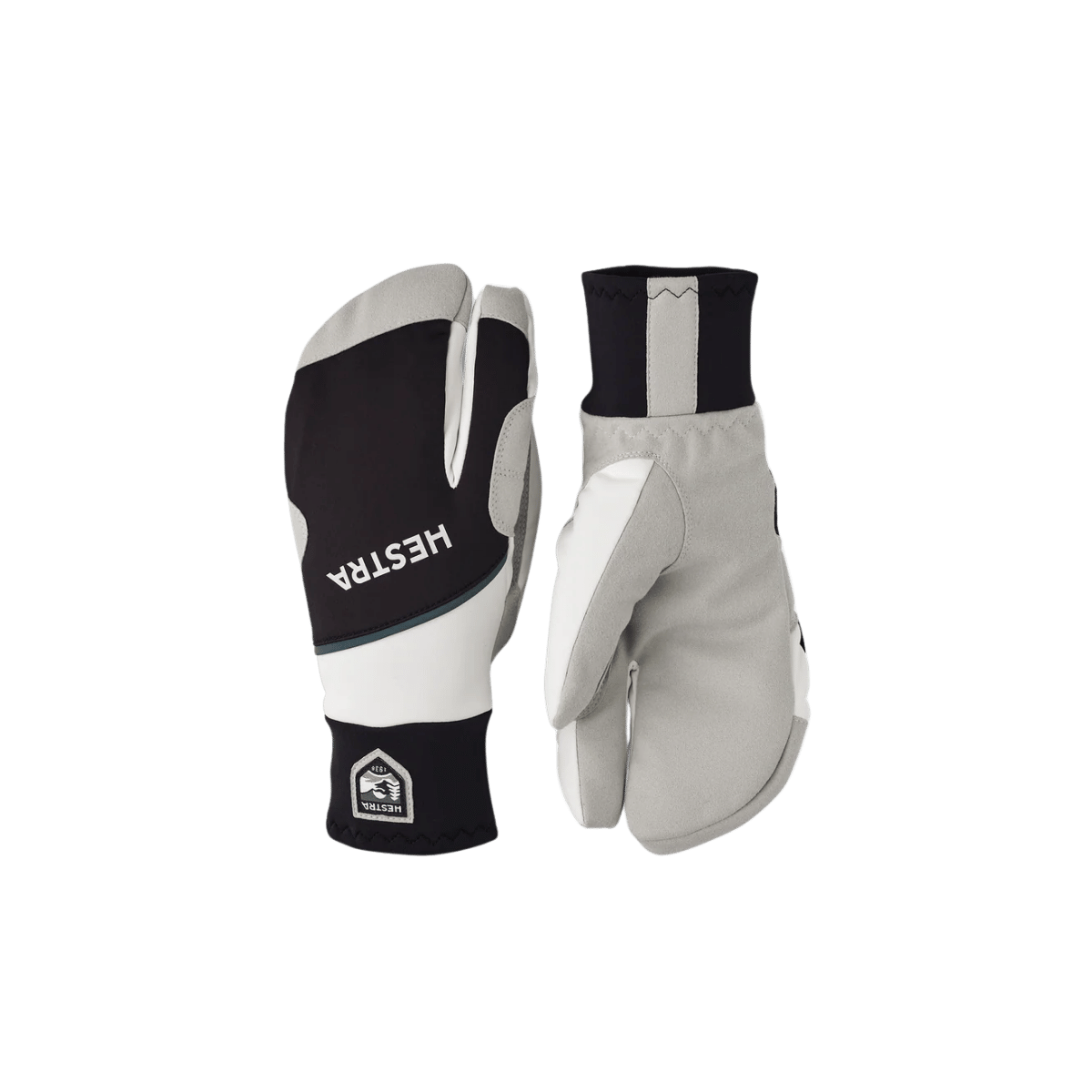 HESTRA MEN'S COMFORT TRACKER 3-FINGER - BLACK/OFF WHITE