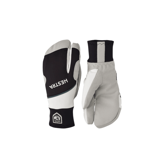 HESTRA MEN'S COMFORT TRACKER 3-FINGER - BLACK/OFF WHITE