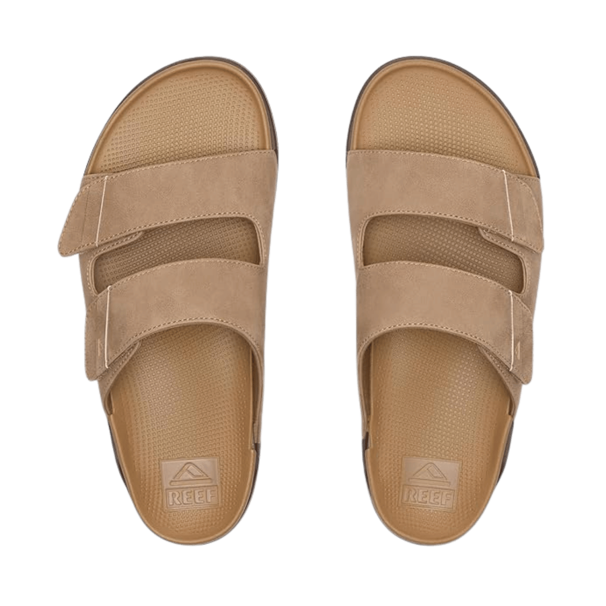REEF MEN'S PHANTOM TRADEWIND SLIDE - TAN - TOP VIEW
