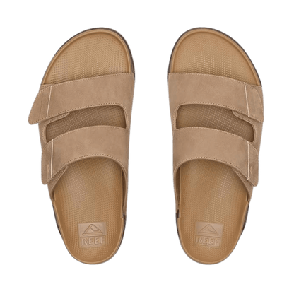REEF MEN'S PHANTOM TRADEWIND SLIDE - TAN - TOP VIEW