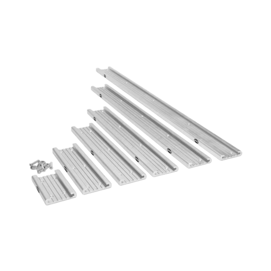 TRAXSTECH 18IN MOUNTING TRACK SILVER