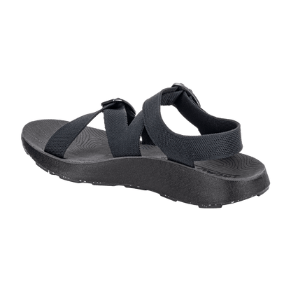 TREAD LABS MEN'S REDWAY SANDALS - BLACK - INSTEP VIEW