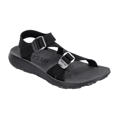TREAD LABS MEN'S REDWAY SANDALS - BLACK - OUTSTEP VIEW