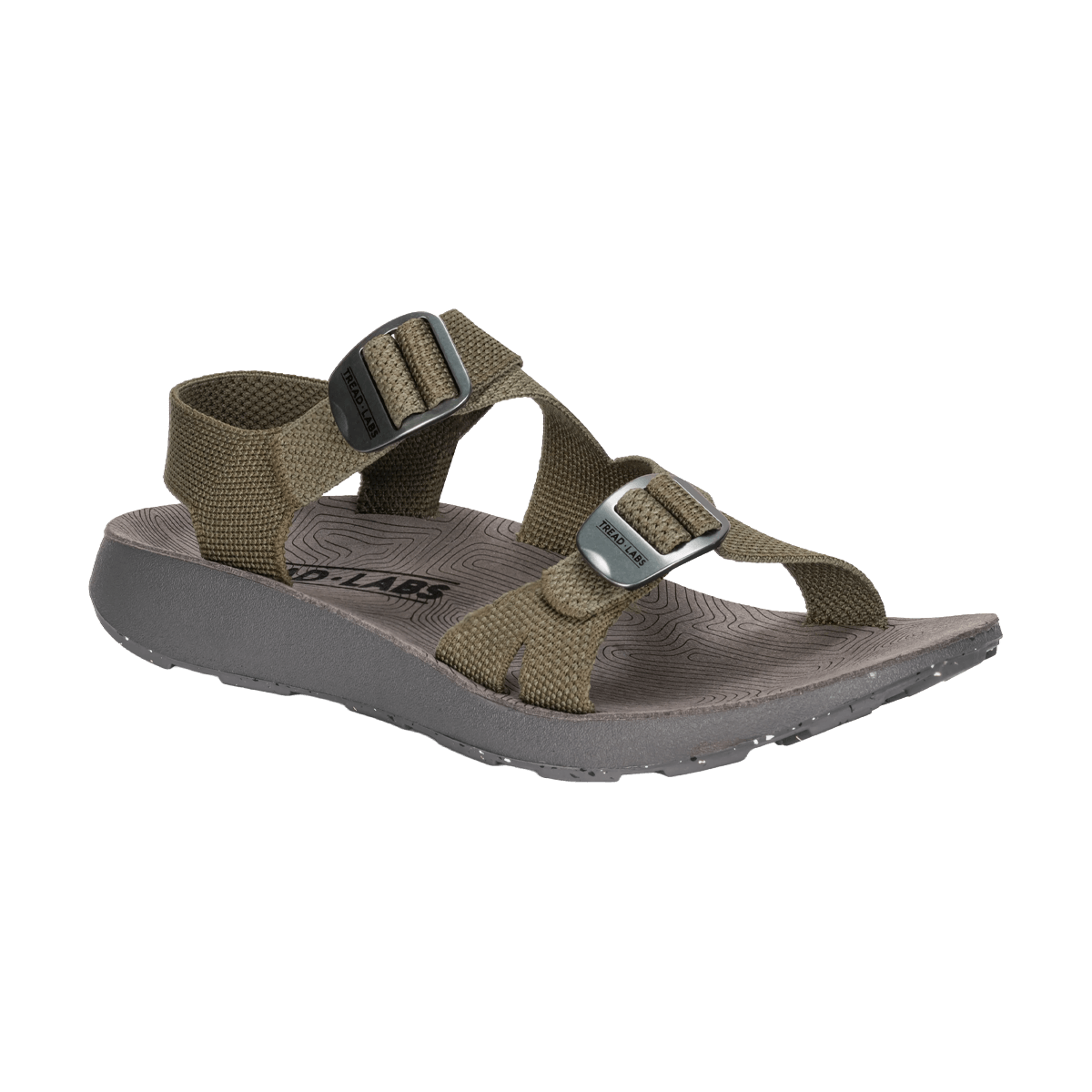 TREAD LABS MEN'S REDWAY SANDALS - FOREST - OUTSTEP VIEW