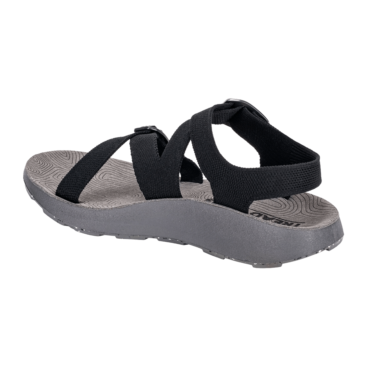 TREAD LABS WOMEN'S REDWAY SANDALS - BLACK - INSTEP VIEW