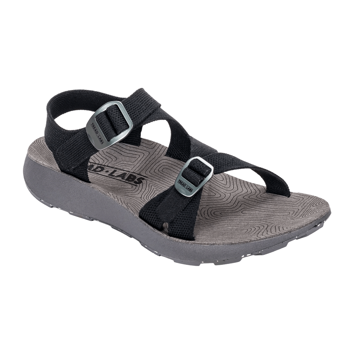 TREAD LABS WOMEN'S REDWAY SANDALS - BLACK - OUTSTEP VIEW