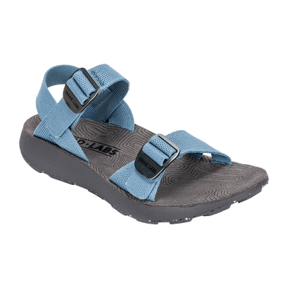 TREAD LABS WOMEN'S SALINAS SANDAL - SKY - OUTSTEP VIEW
