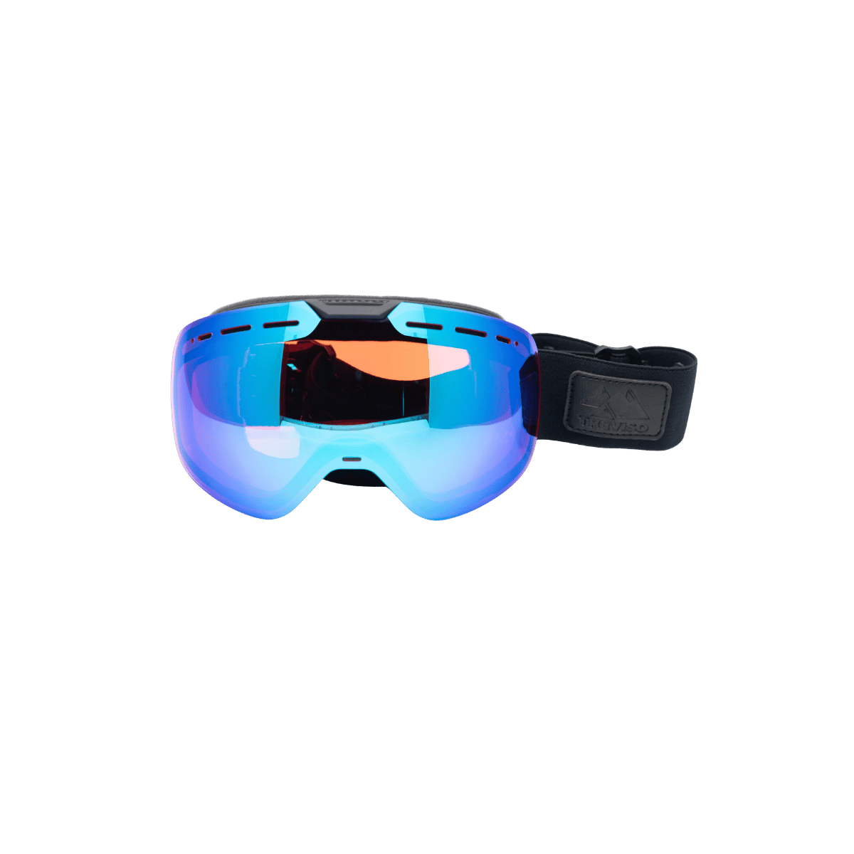 TREVISO DEFENDER 2 MAG GOGGLE 25/26 BLACK, BLUE MIRROR, FRONT ANGLE
