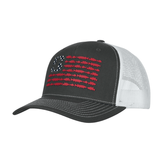 STRIKER BRANDS TRIBUTE TRUCKER CAP - ONE SIZE - CHARCOAL