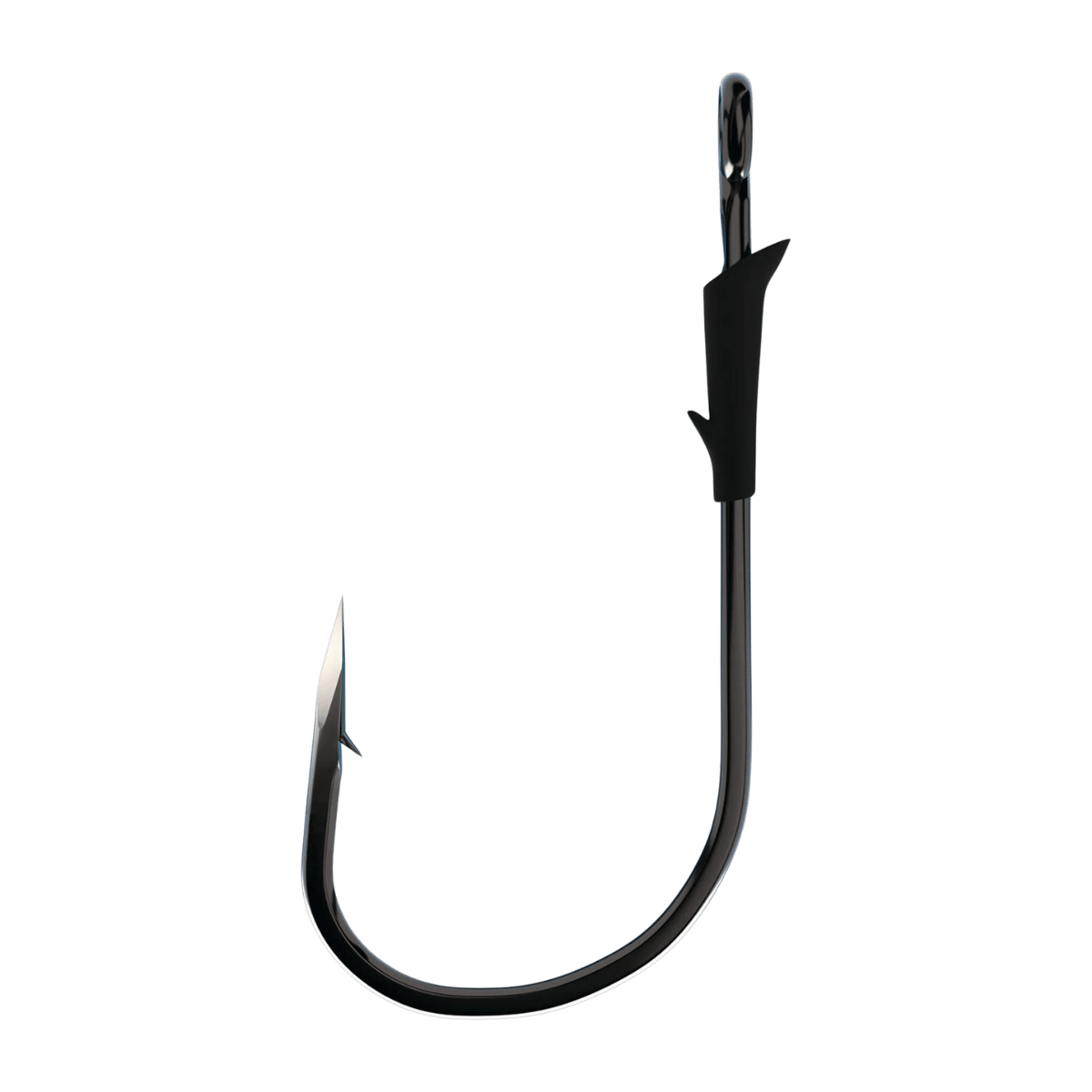 EAGLECLAW TROKAR FLIPPIN` HOOK SIZE 5/0 PLATINUM BLACK
