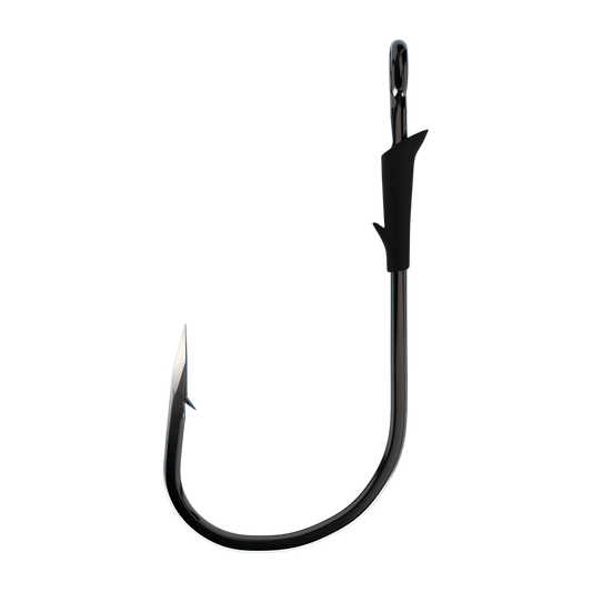 EAGLECLAW TROKAR FLIPPIN` HOOK SIZE 5/0 PLATINUM BLACK