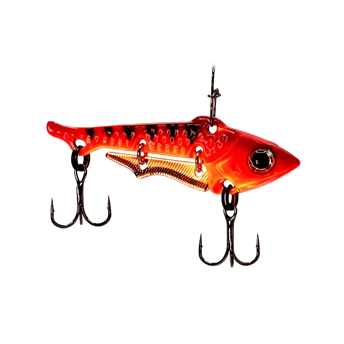 TROPHY OUTDOOR PRODUCTS FLASH BELLY GLOW RED TIGER