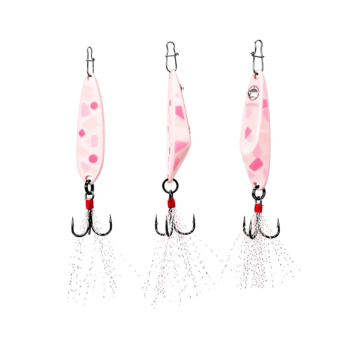 TROPHY OUTDOOR PRODUCTS SIDEKICK RATTLE SPOON PINK POLKA DOT