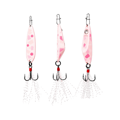 TROPHY OUTDOOR PRODUCTS SIDEKICK RATTLE SPOON PINK POLKA DOT