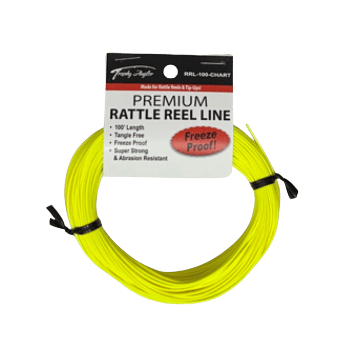 TROPHY ANGLER LINE FOR RATTLE REEL - CHARTREUSE