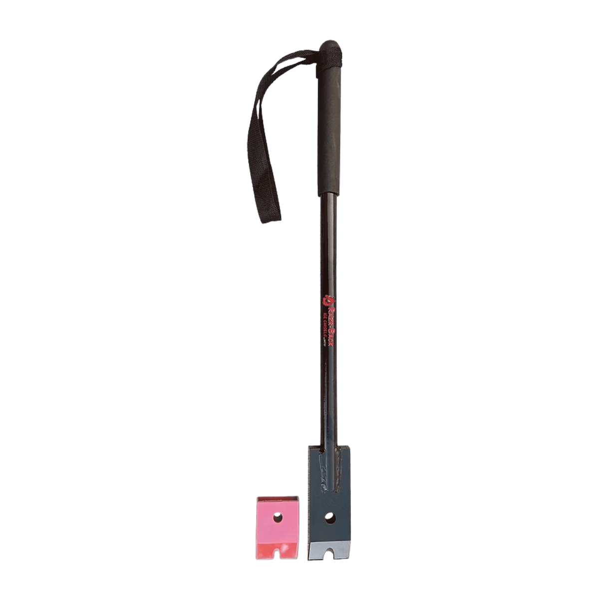 TROPHY ANGLER RAZR-BACK SHORT ICE CHISEL 26" FRONT