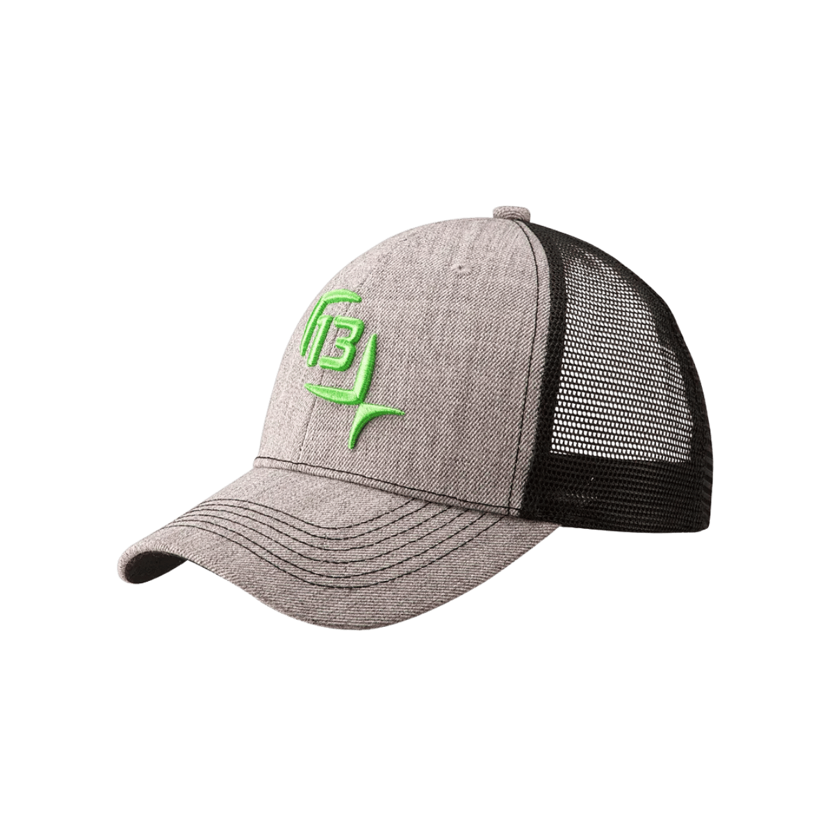 13 FISHING GREEN MATTER TRUCKER CAP