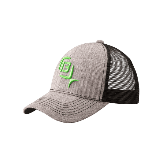 13 FISHING GREEN MATTER TRUCKER CAP