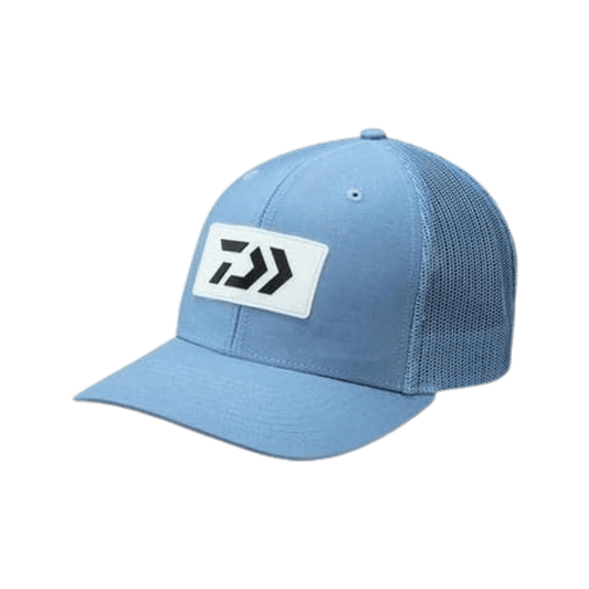 DAIWA D-VEC TRUCKER HAT - ONE SIZE - BLUE/BLACK LOGO