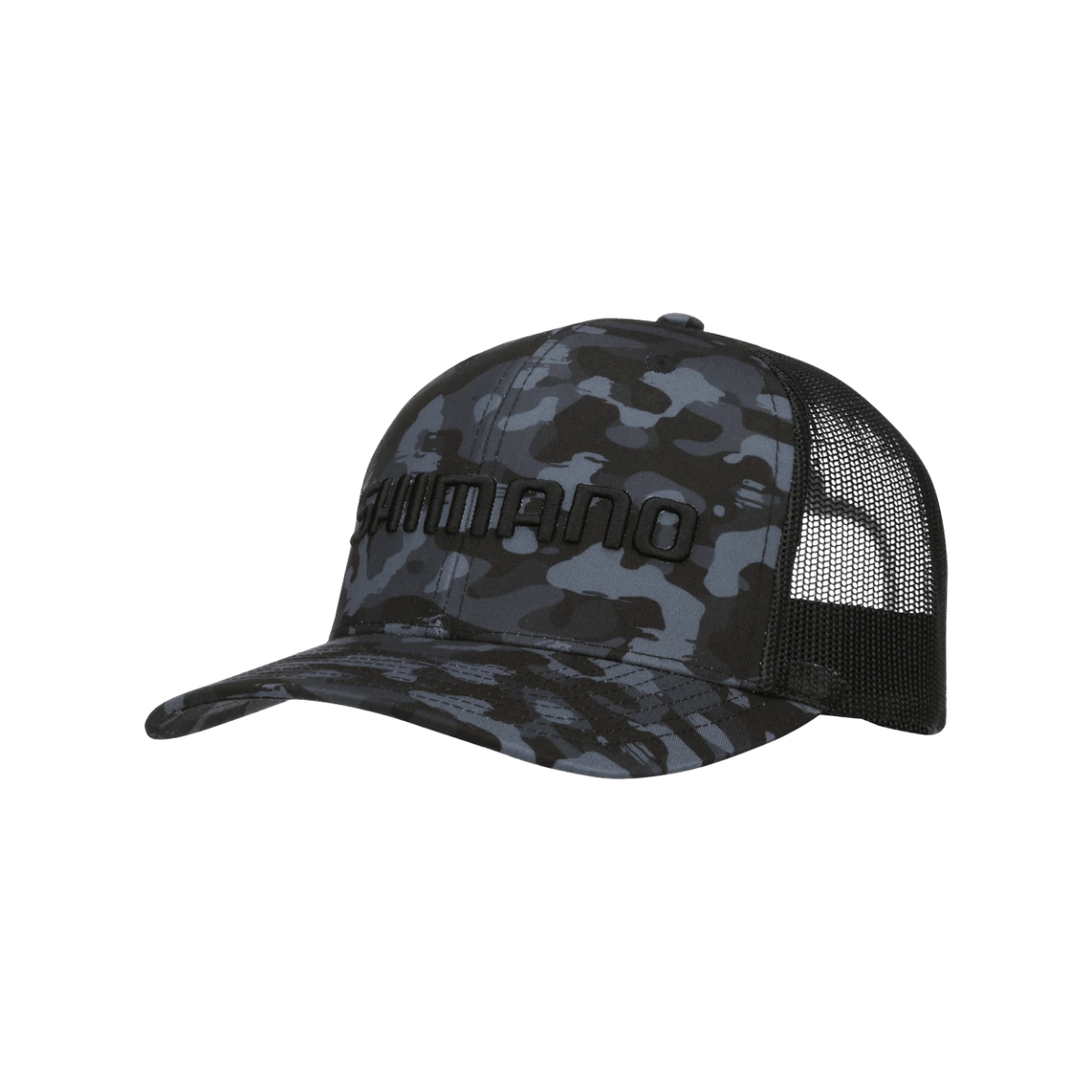 SHIMANO PRINTED TRUCKER CAP BLACK CAMO