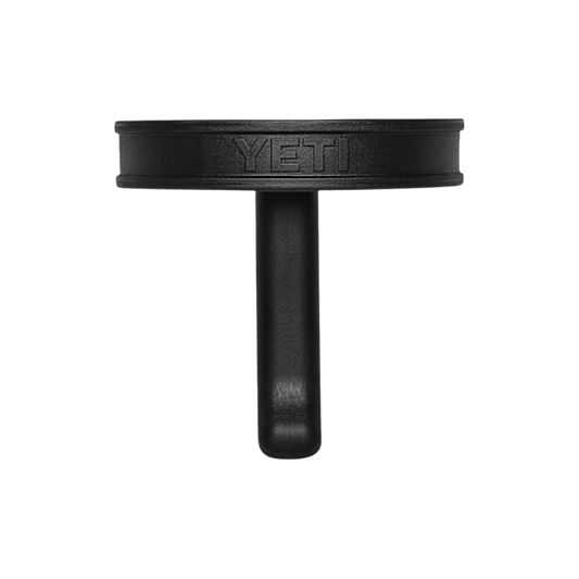 YETI RAMBLER 20 OZ TUMBLER HANDLE - BLACK - FRONT VIEW