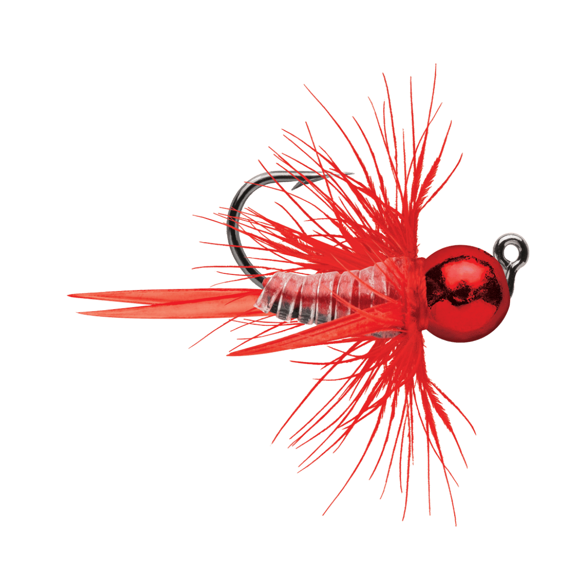 VMC TUNGSTEN BULLFLY JIG METALLIC RED 1/32OZ