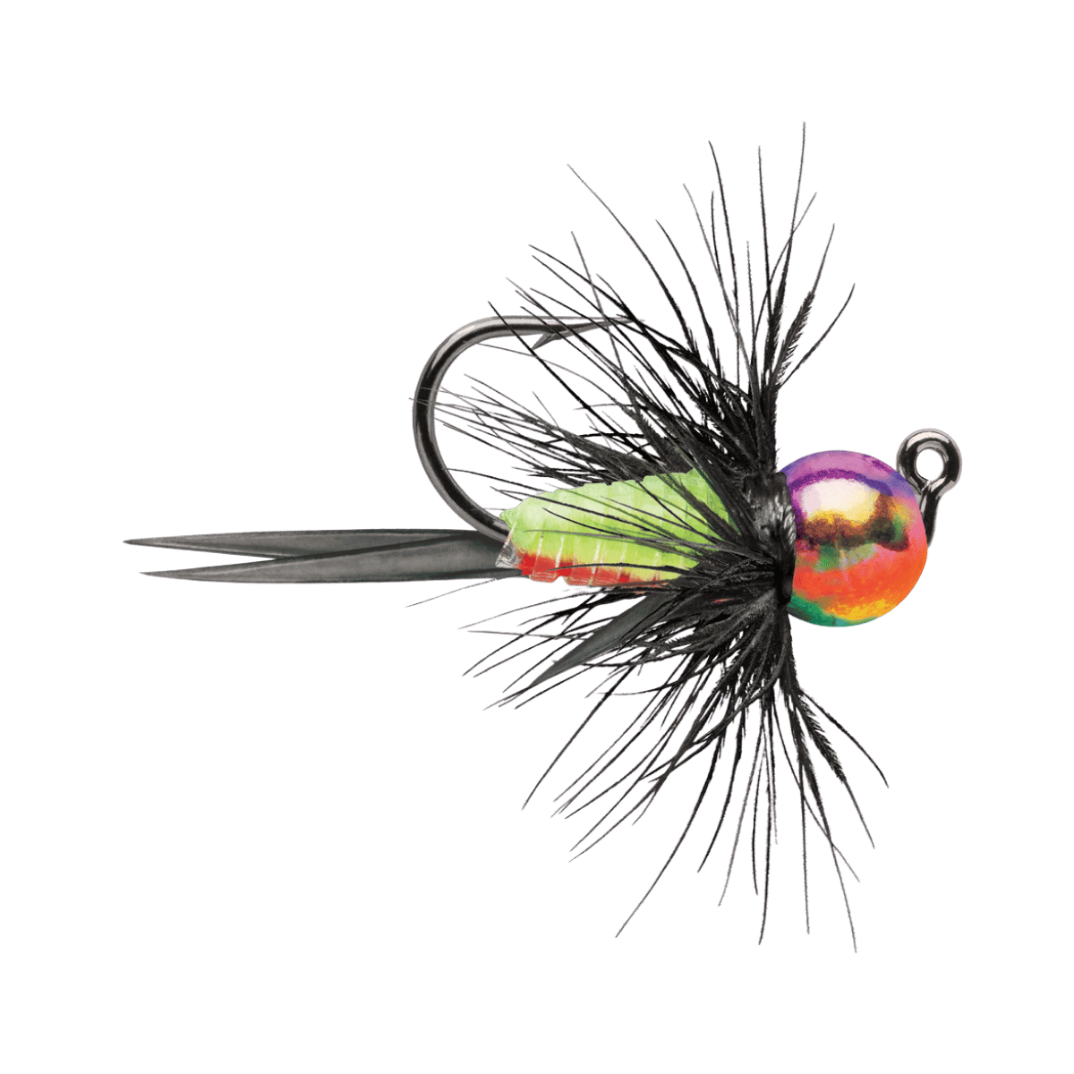 VMC TUNGSTEN BULLFLY JIG METALLIC RAINBW 1/32OZ