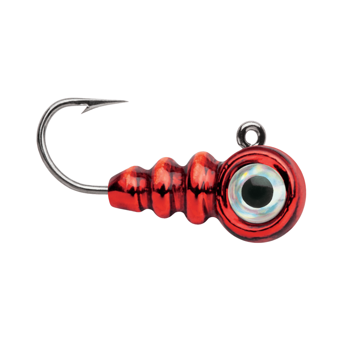 VMC TUNGSTEN LARV EYE GLOW METAL RED