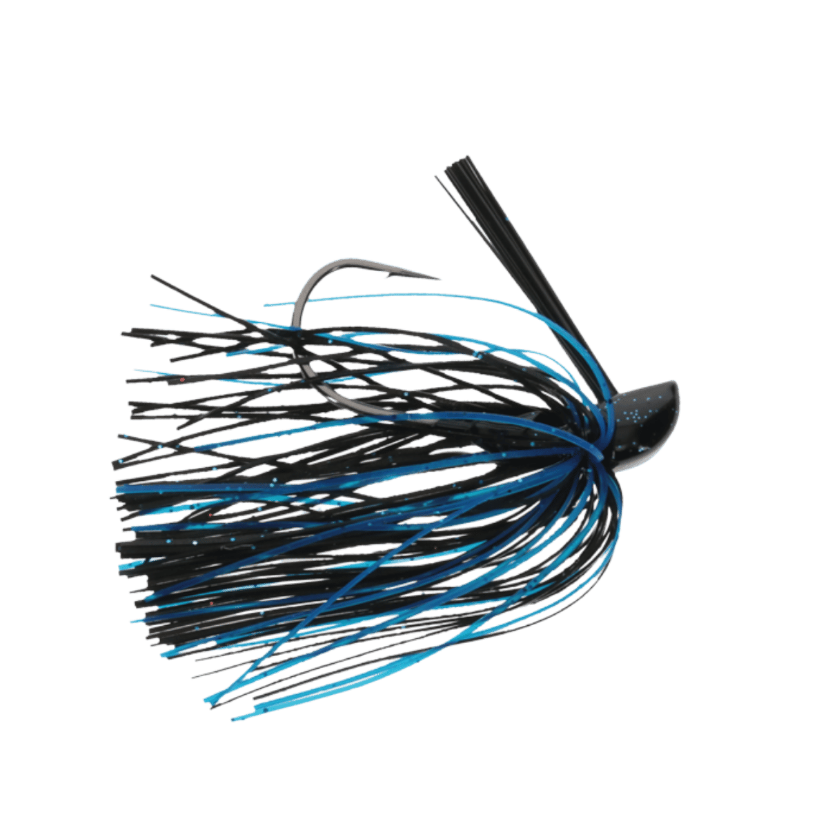 STRIKE KING COMPACT TUNGSTEN CASTING JIG 1/4 OZ - BLACK/BLUE