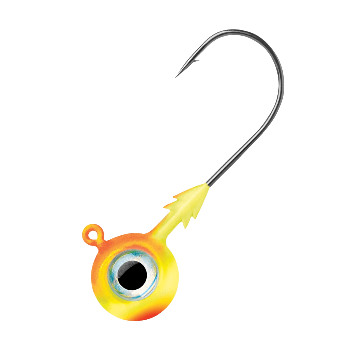 TUNGSTEN MOON EYE JIG CHARTREUSE ORANGE