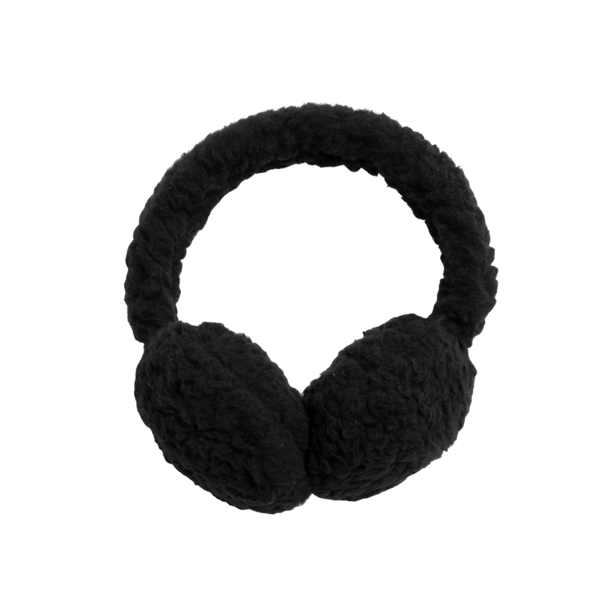 TURTLE FUR COMFORT LUSH WHITEOUT EAR MUFF BLACK