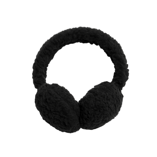 TURTLE FUR COMFORT LUSH WHITEOUT EAR MUFF BLACK
