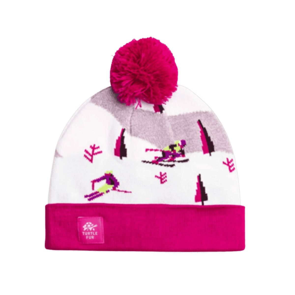 TURTLE FUR KIDS SHRED BEANIE FUCHSIA