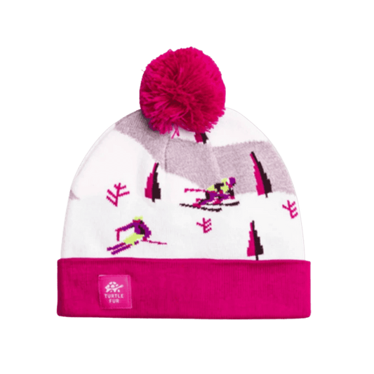 TURTLE FUR KIDS SHRED BEANIE FUCHSIA